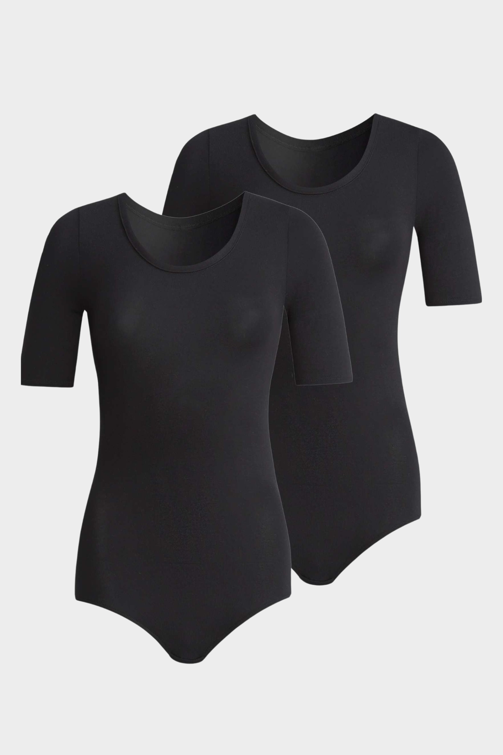 conta Damen kurzarm Body in Farbe schwarz Größe 46