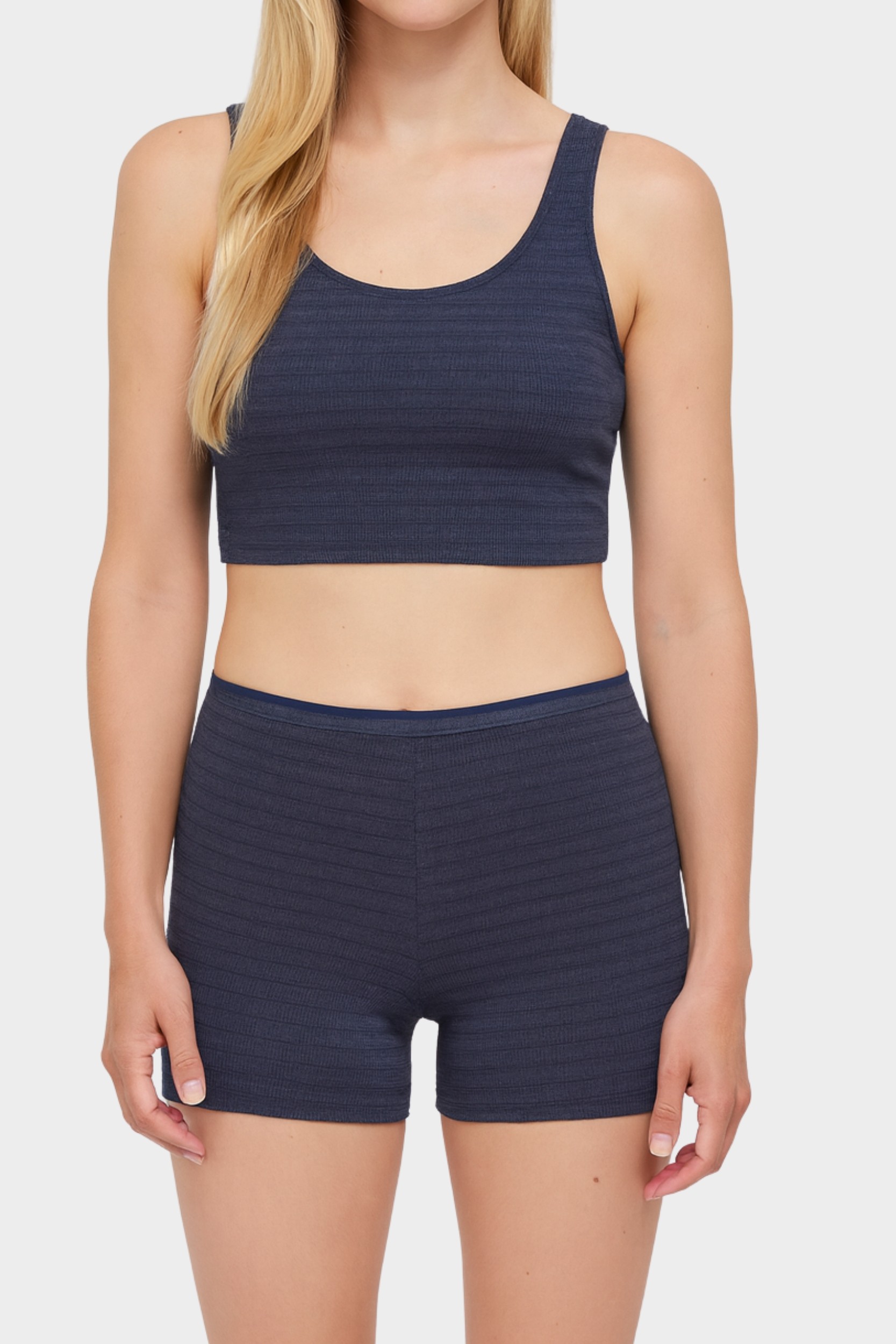 conta Damen Longpants in Farbe marine geringelt Größe 46