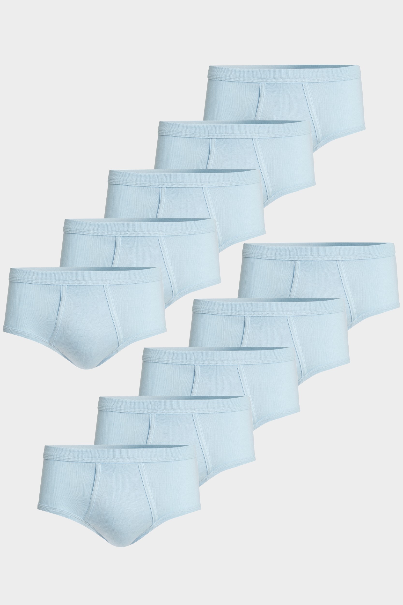 conta Herren Slip mit Eingriff in Farbe hellblau Größe 8