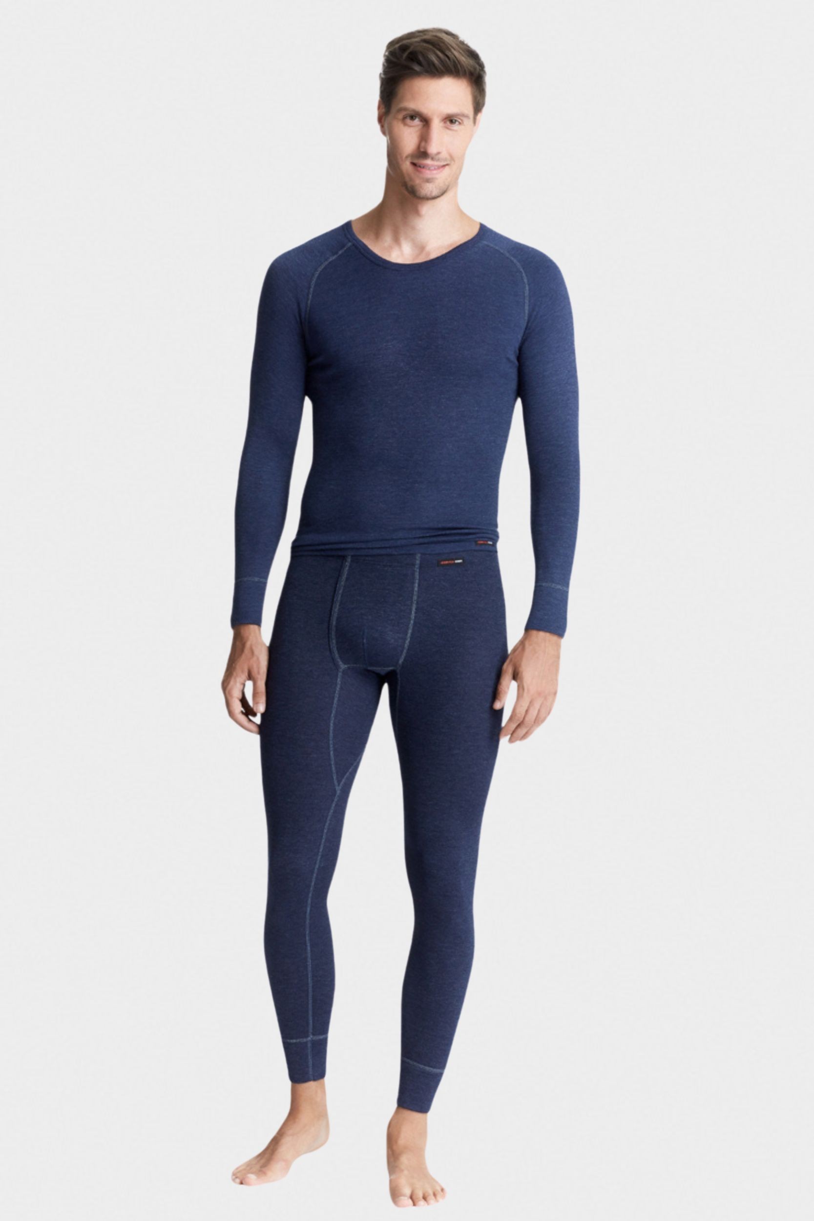 conta Herren Thermo lange Hose mit Eingriff in Farbe marine melange Größe 5