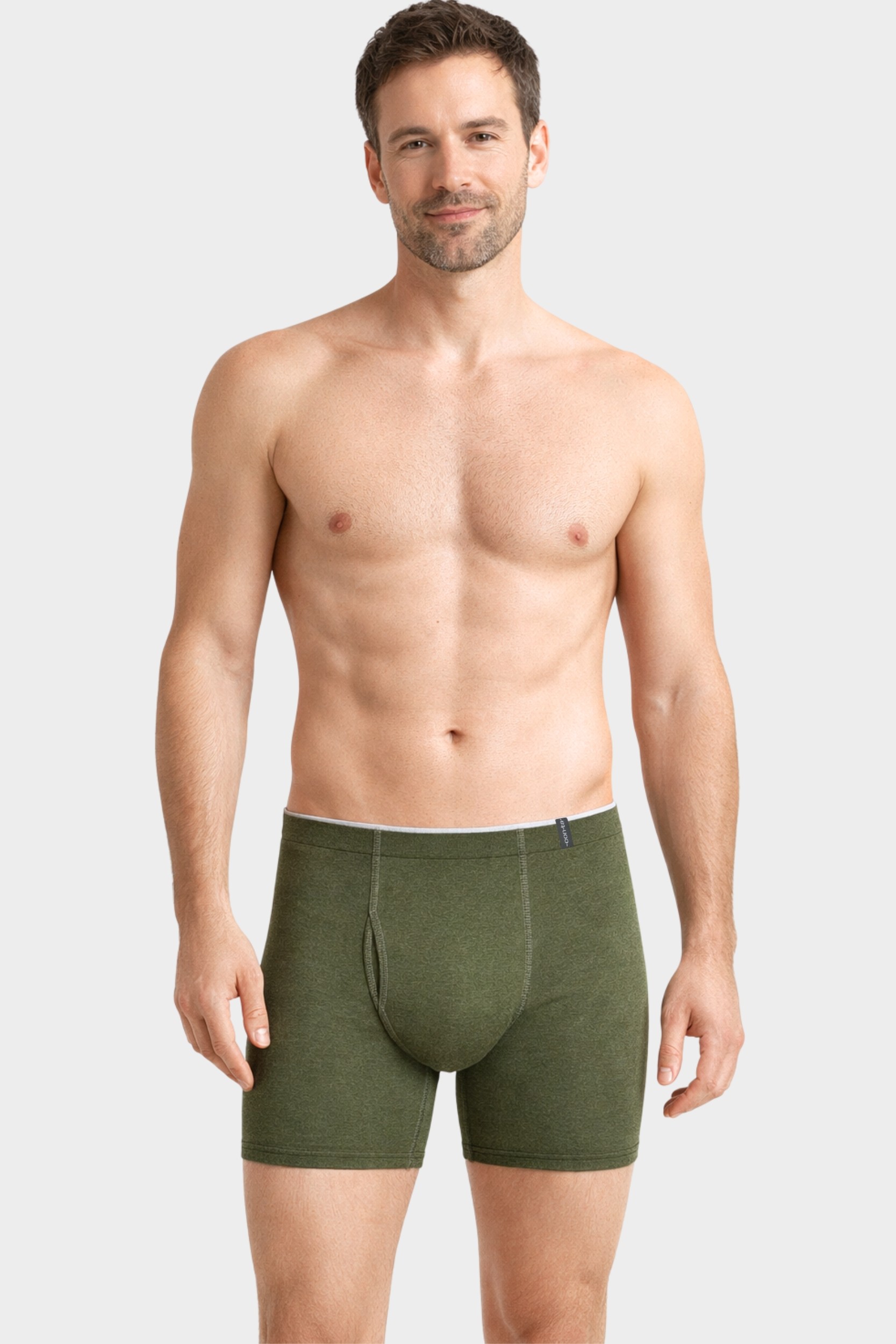 conta Herren Thermo kurze Hose in Farbe oliv melange Größe 7