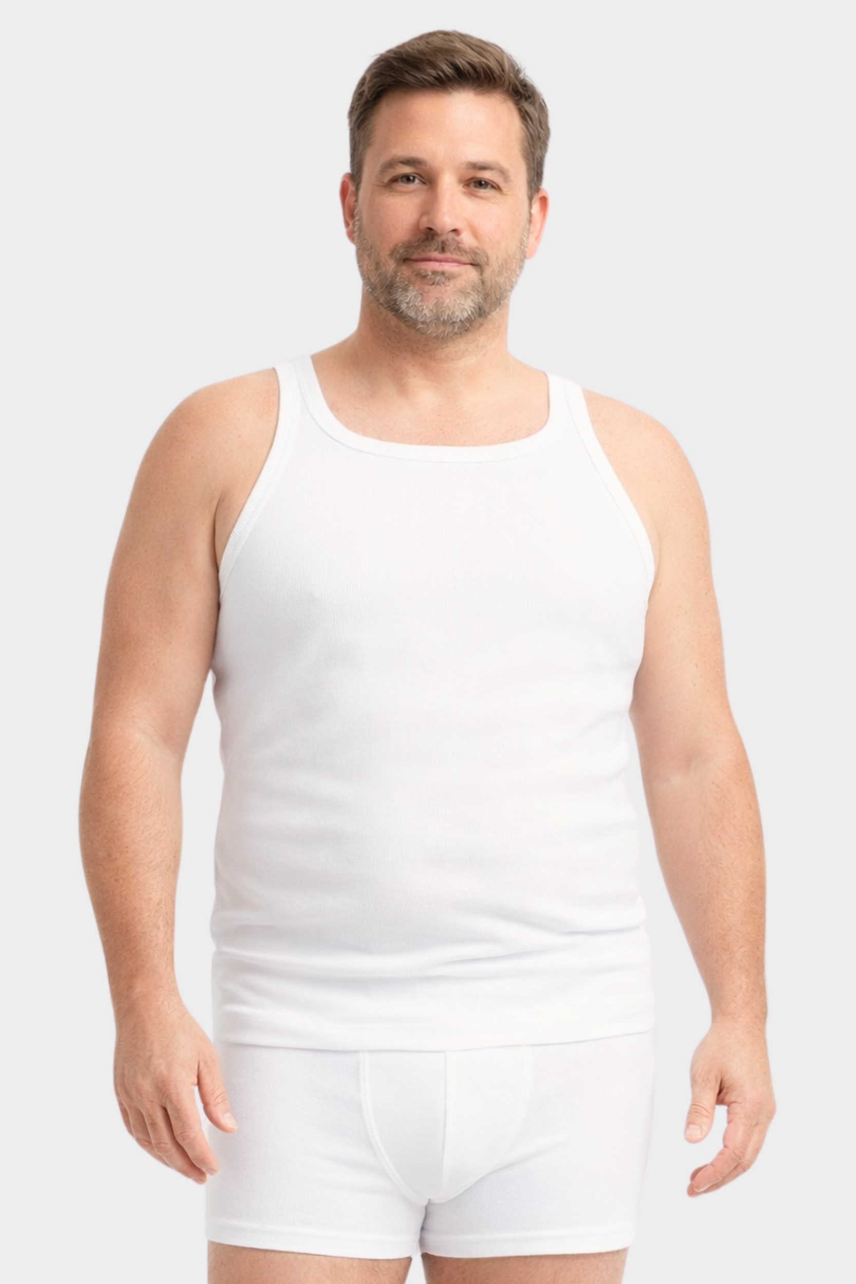 conta Herren Unterhemd in Farbe weiss Größe 10