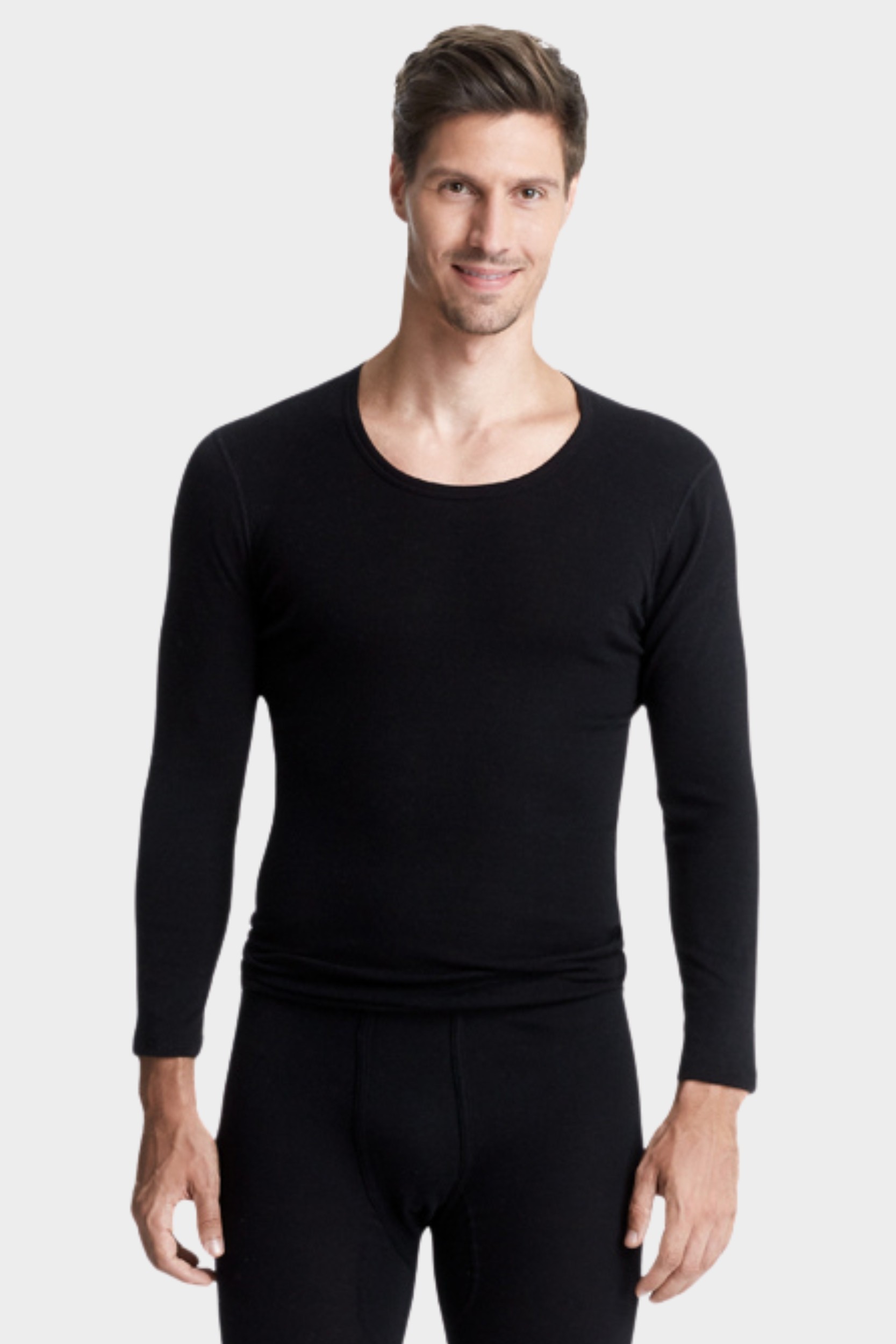 langarm Shirt Baumwolle/Angora