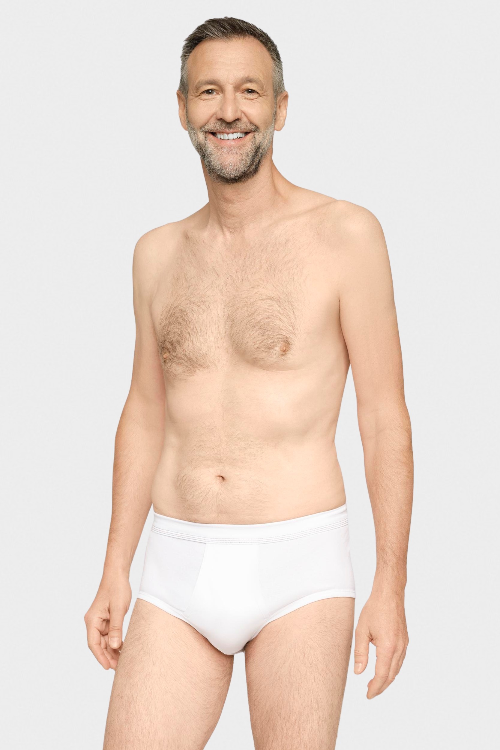 conta Herren Slip mit Eingriff in Farbe weiss Größe 13