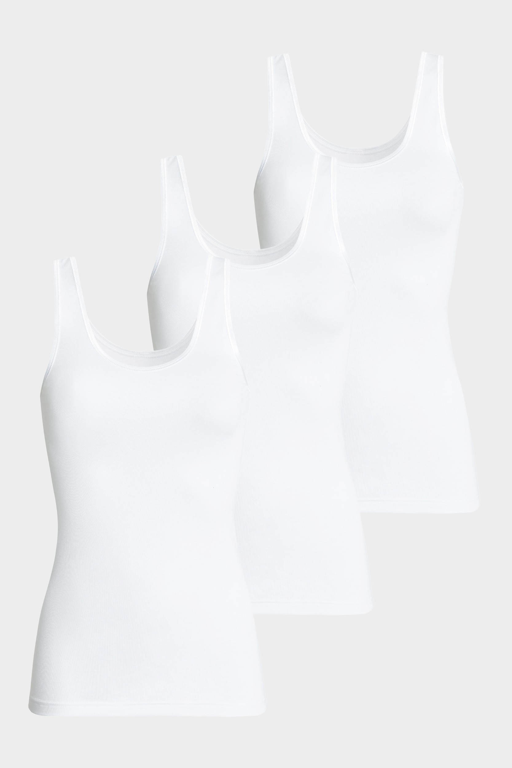 conta Damen Achselhemd 3er Pack in Farbe weiss Größe 40