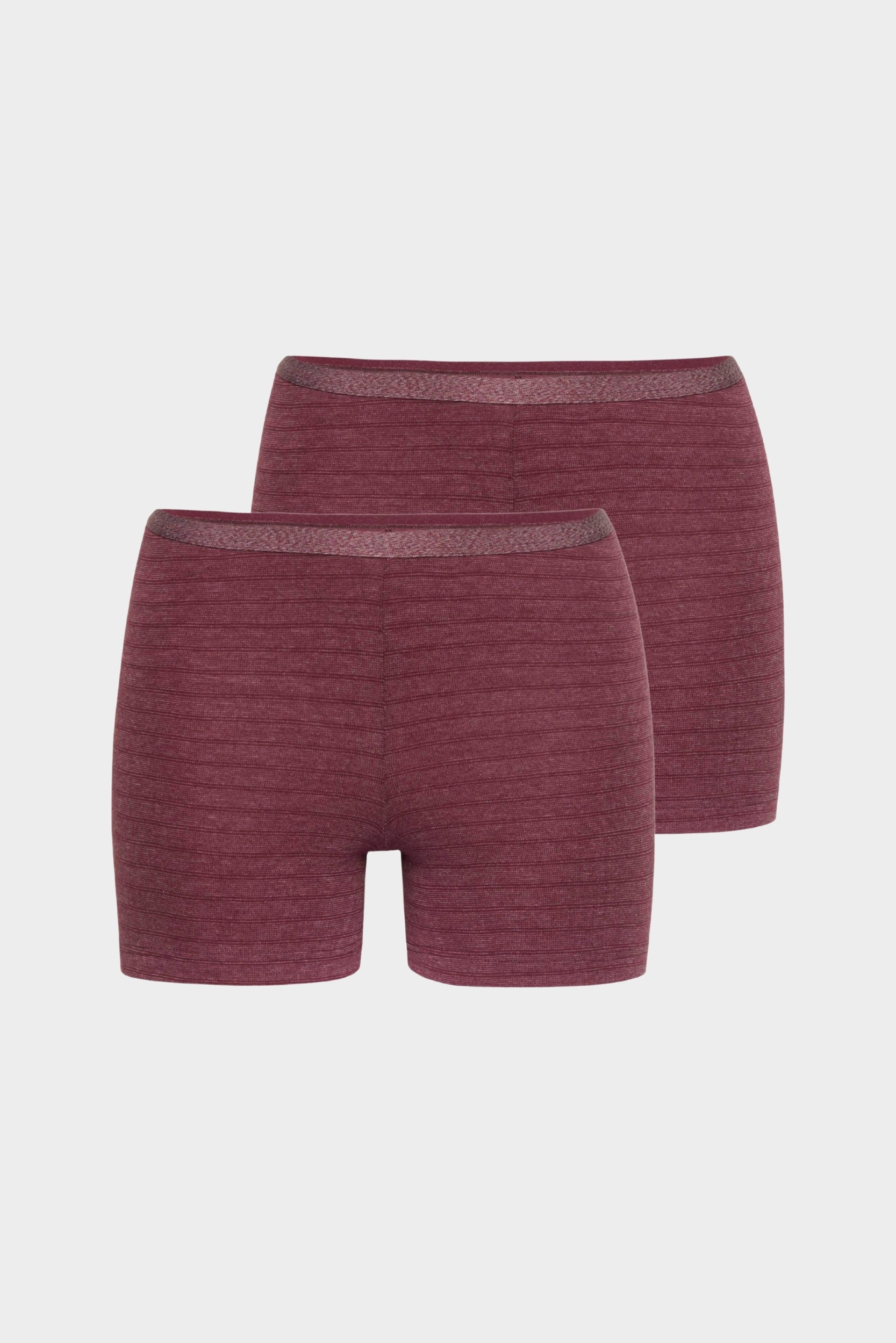 conta Damen Longpants 2er Pack in Farbe bordeaux geringelt Größe 44