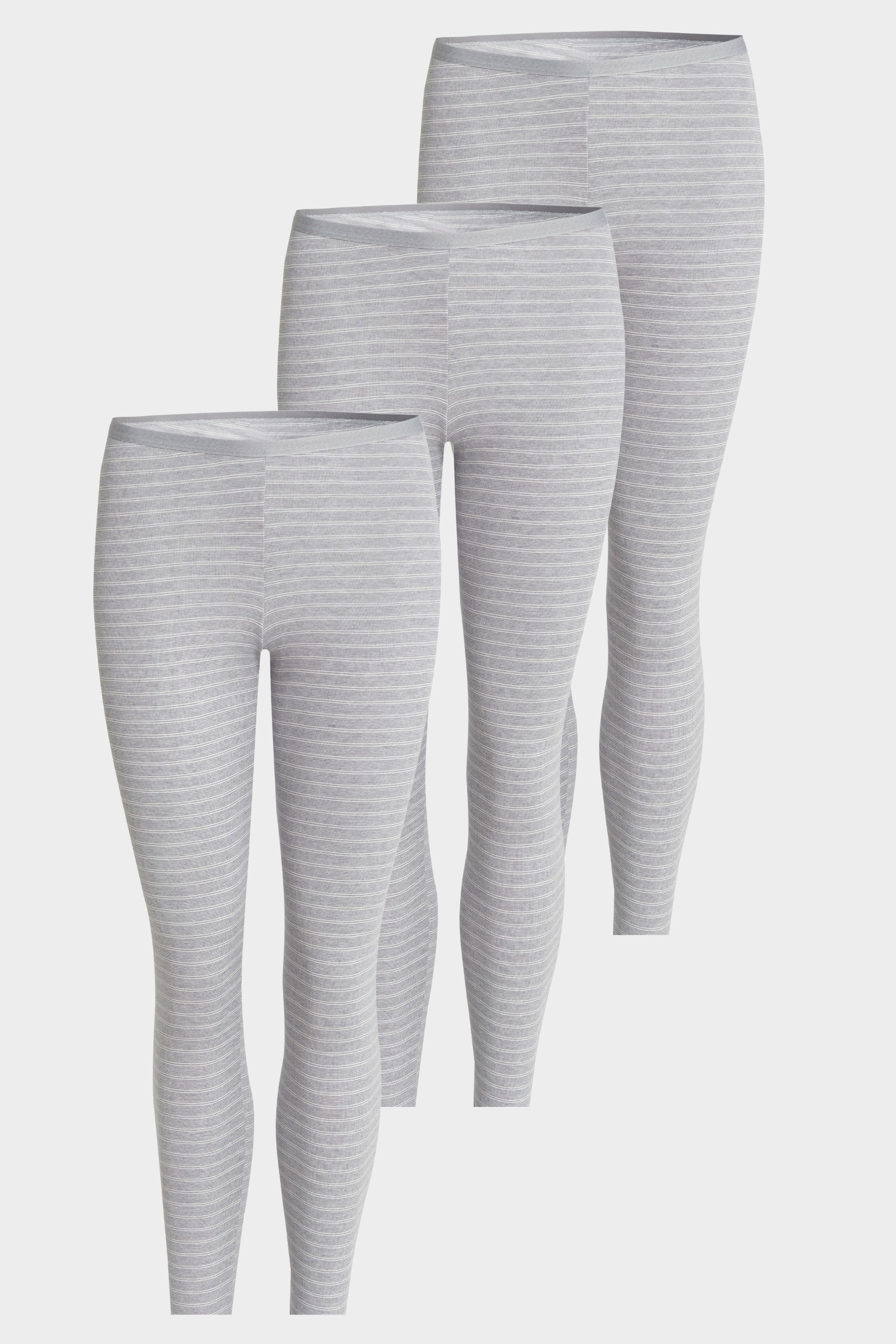 conta Damen Thermo lange Hose 3er Pack in Farbe sterling-geringelt Größe 48