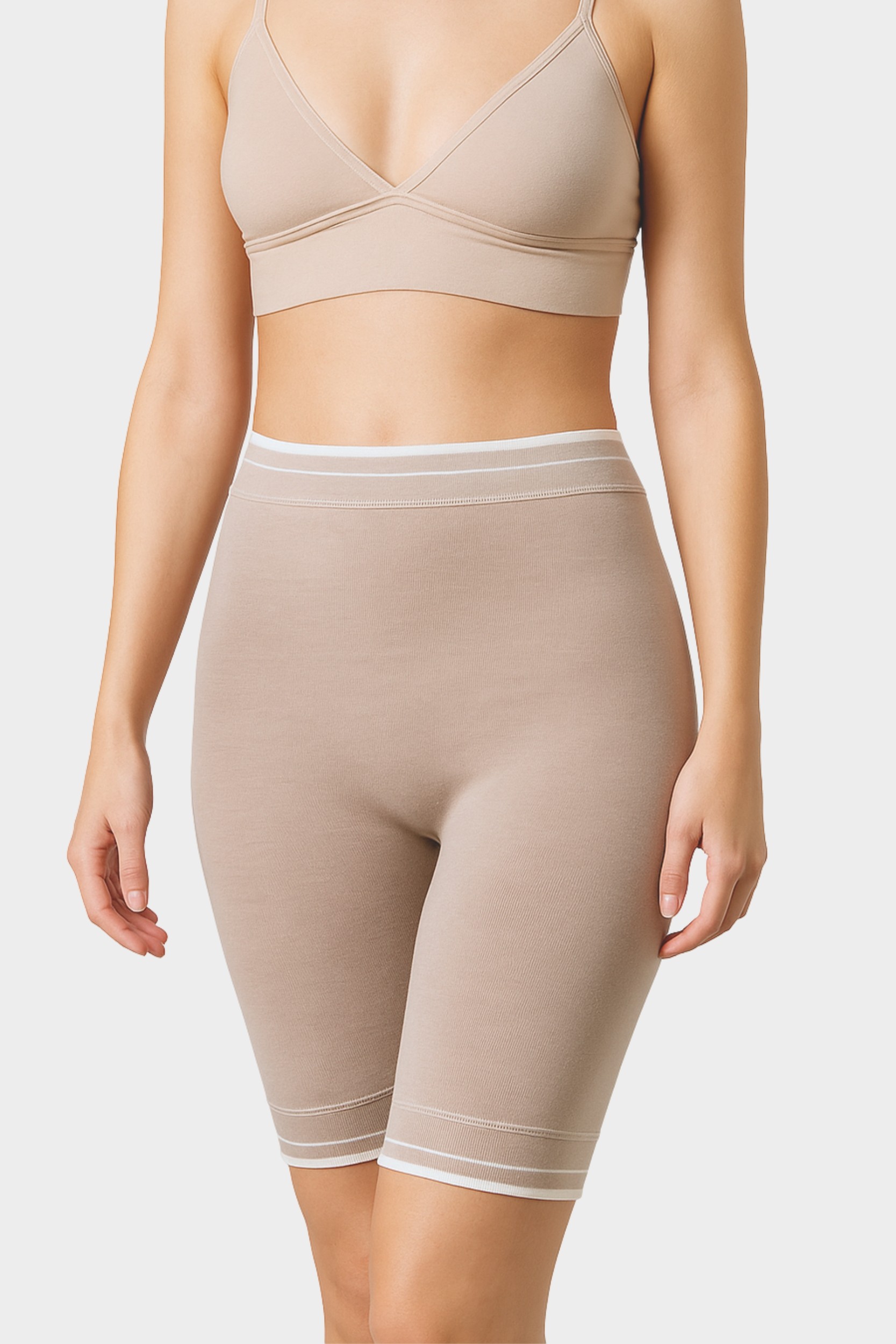 conta Damen Schlüpfer Wolle in Farbe beige Größe 50