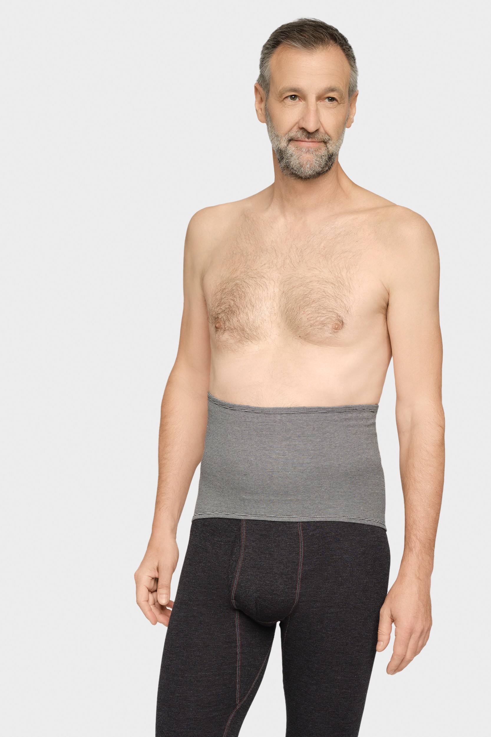 conta Damen Nierenwärmer Basic Unisex in Farbe graumeliert Größe L