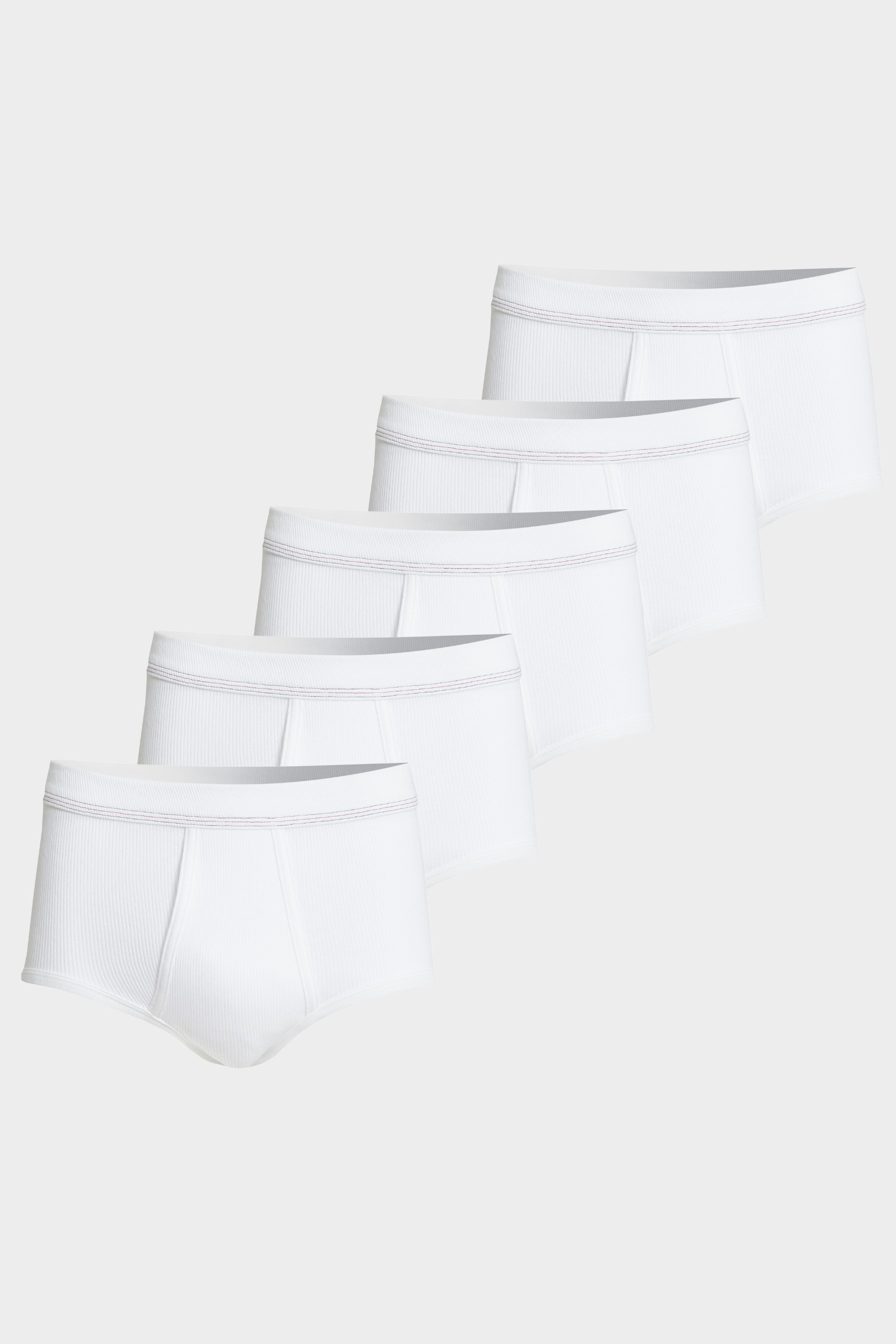 conta Herren Slip mit Eingriff 5er Pack in Farbe weiss Größe 8