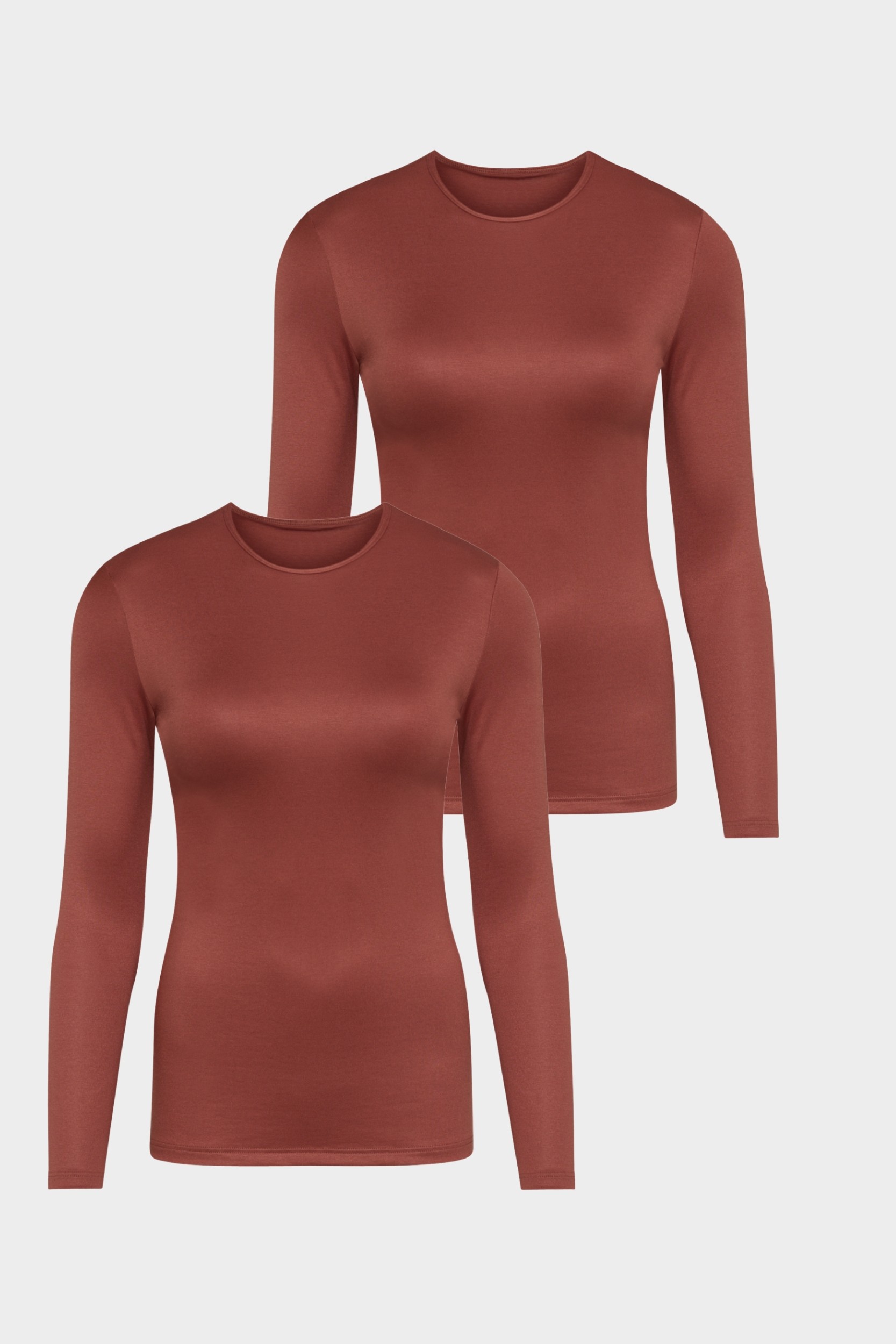 conta Damen Langarm Shirt in Farbe rosenholz Größe 38