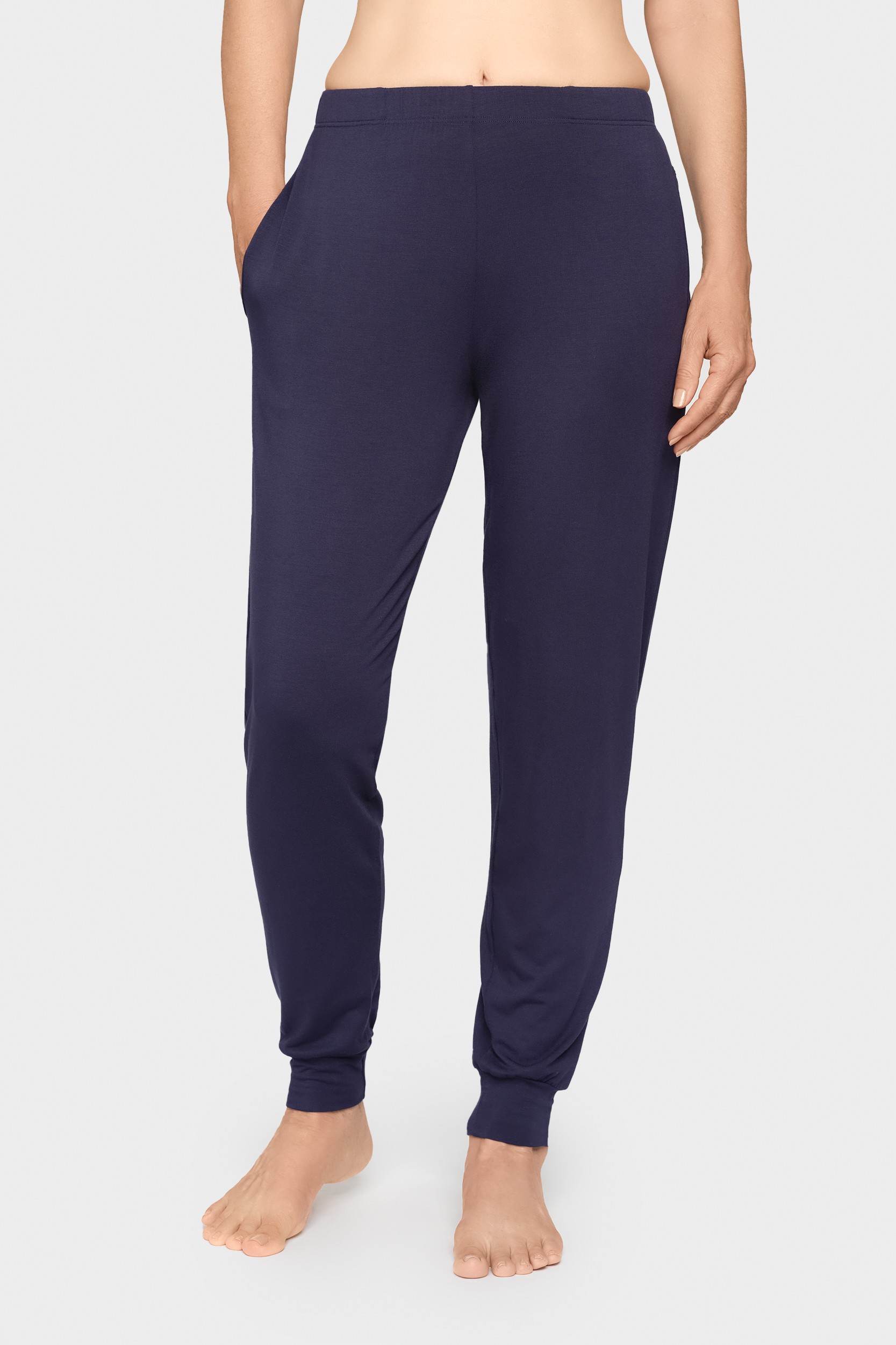 conta Damen Hose lang in Farbe marine Größe 38