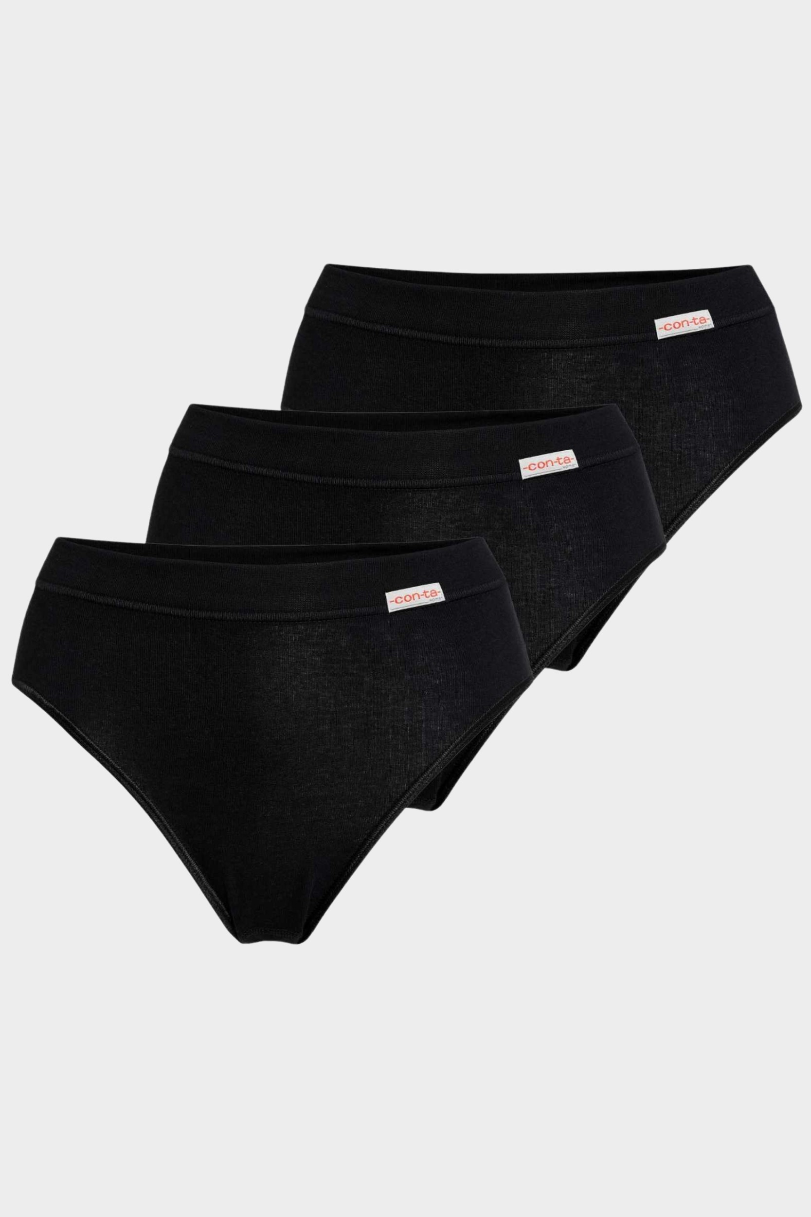 conta Damen Sportslip 3er Pack in Farbe schwarz Größe 52