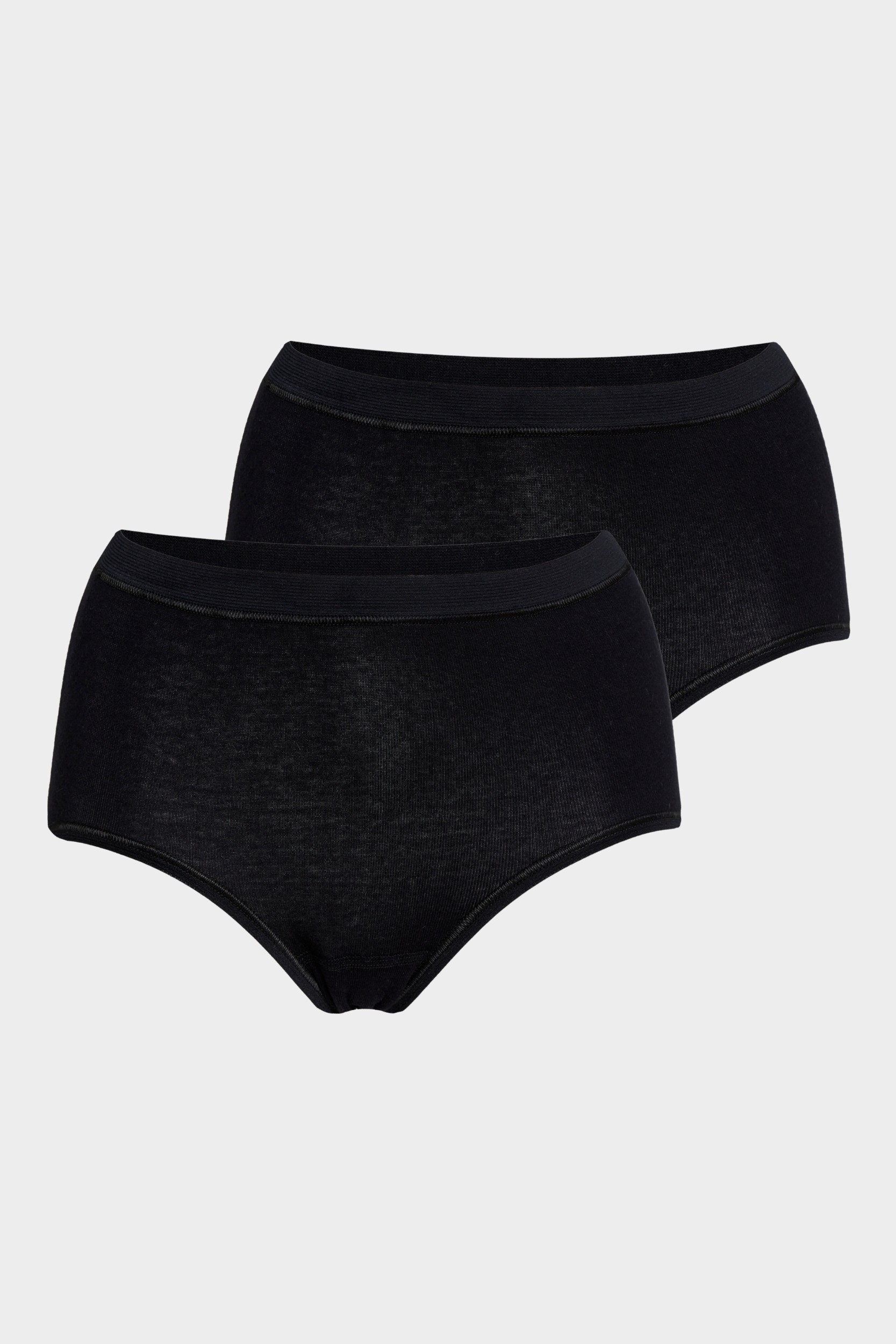 conta Damen Taillenslip 2er Pack in Farbe schwarz Größe 38