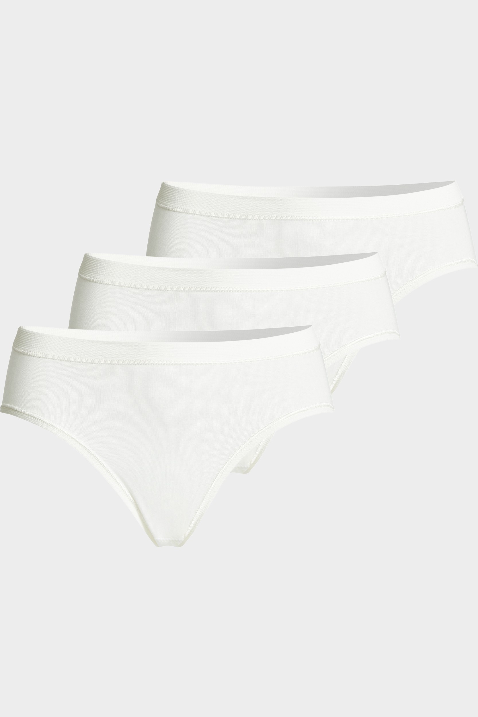 conta Damen Slip Midi 3er Pack in Farbe ecru Größe 36