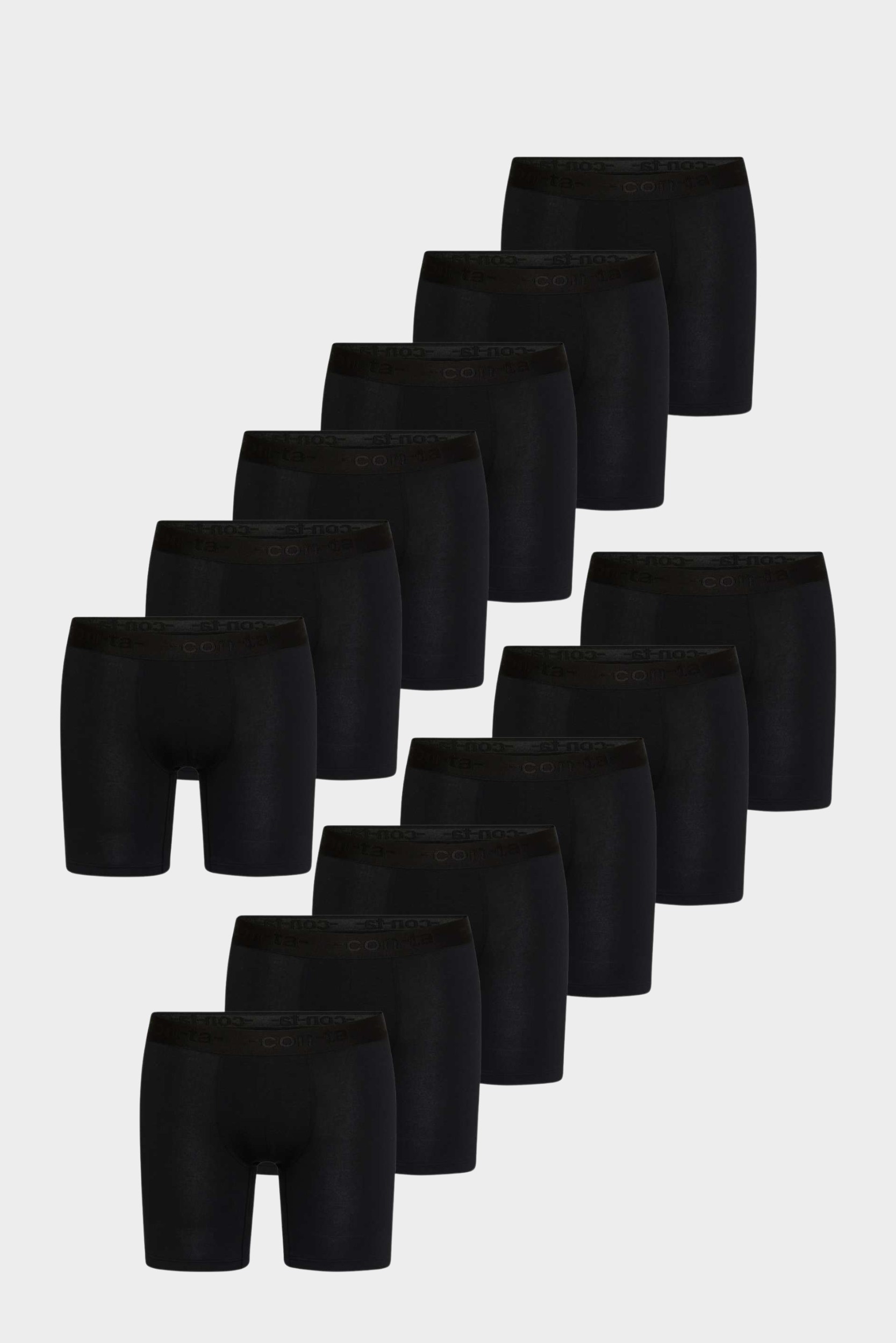 conta Herren Longpants 12er Pack in Farbe schwarz Größe 6