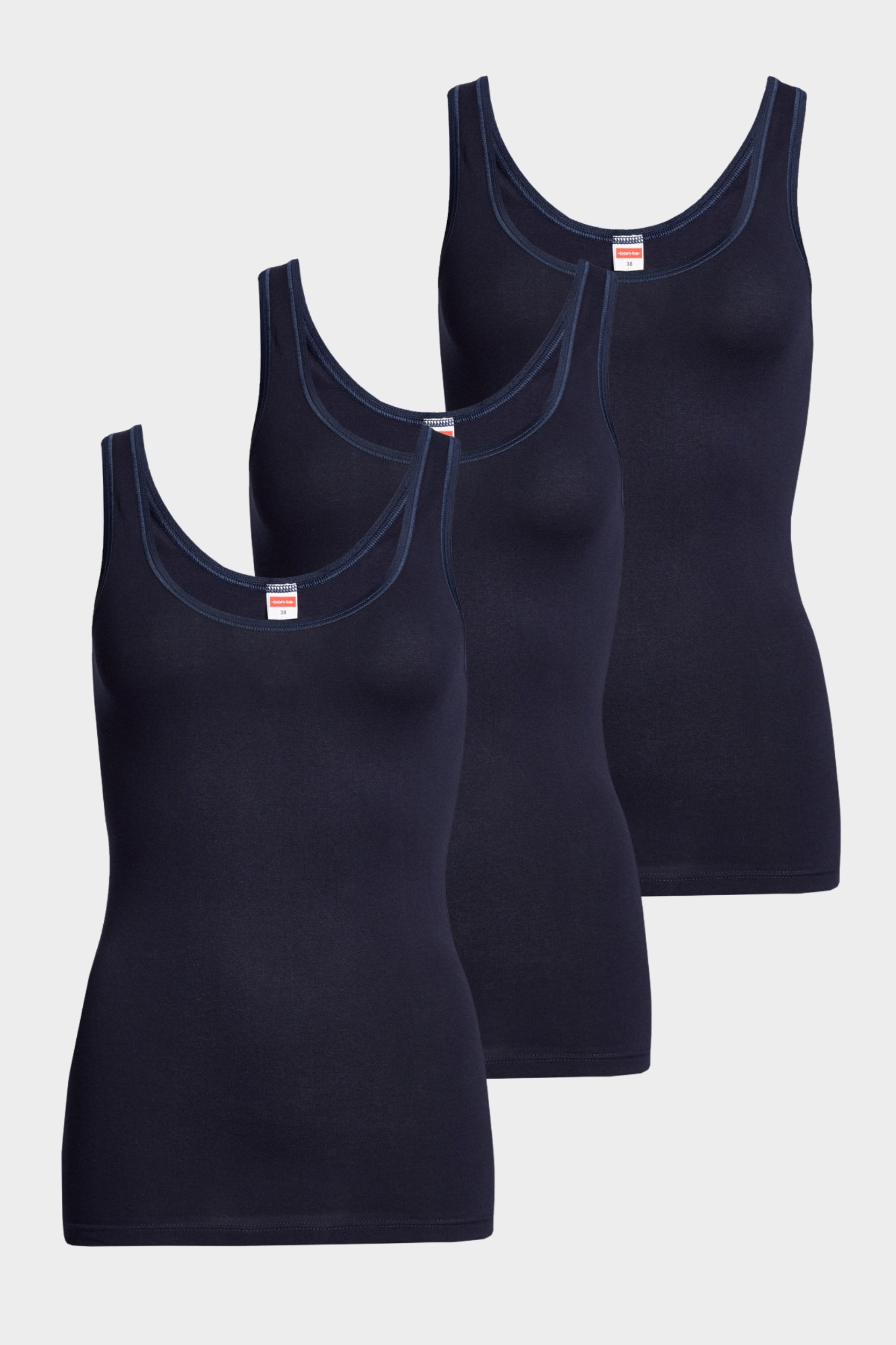 conta Damen Achselhemd in Farbe marine Größe 52