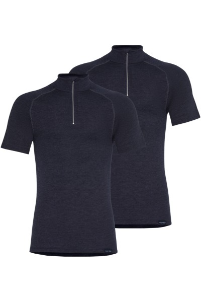 Thermo kurzarm Shirt mit Zipper [SPAR-PACK]