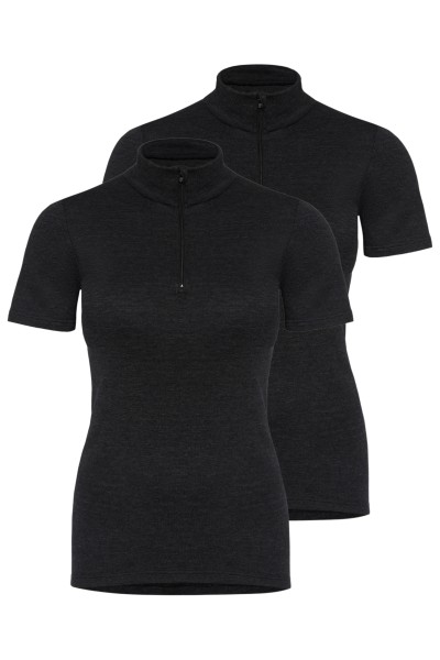 Thermo kurzarm Shirt mit Zipper [SPAR-PACK]