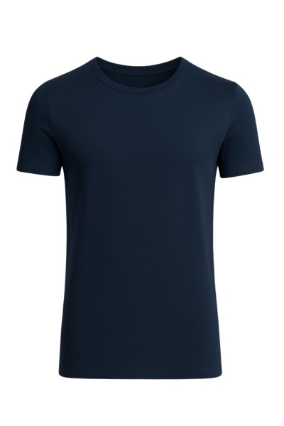 kurzarm Shirt Rundhals