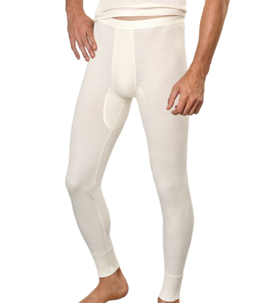 lange Hose mit Eingriff Wolle